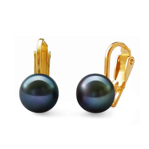 Elegant Clip-On Earrings with 18k Gold over 925 Silver