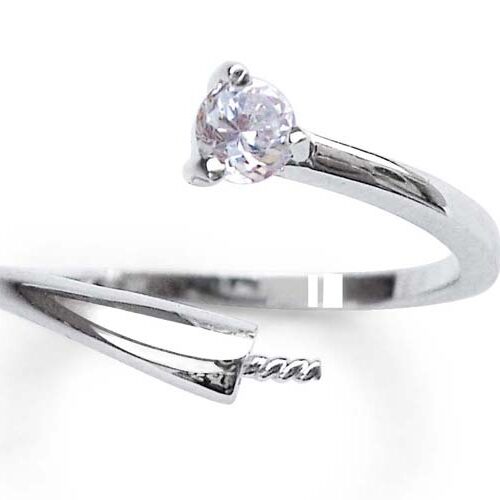 925 SS Adjustable Sized Ring Setting