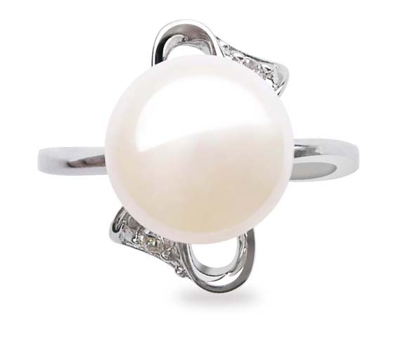 Pearl ring, Freshwater round pearl - Urban Carats