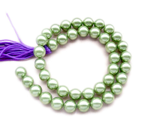 Peacock Green 10mm South Sea Shell Pearl Strands