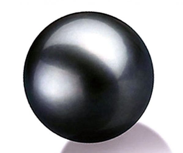 13-13.5mm Large Genuine Round Tahitian Black Single Pearl High Quality