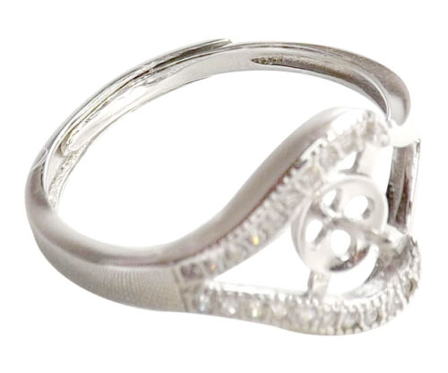925 sterling silver pearl ring setting
