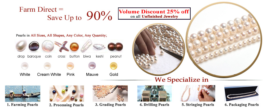 pearl beads strands