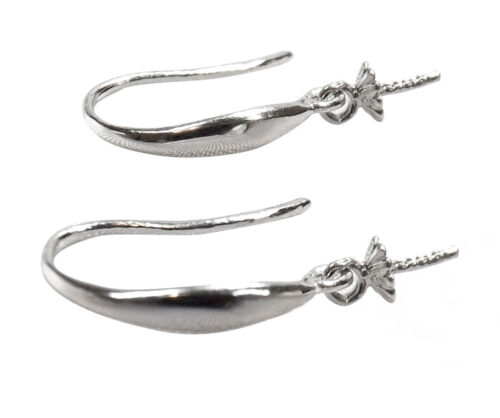 Silver danging earrings setting