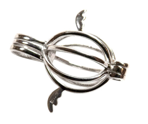 large round pearl cage holder