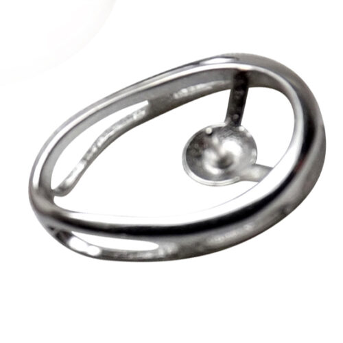 925 Sterling Silver Pearl Pendant Setting