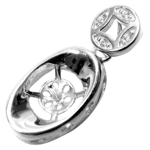 925 silver pendant setting