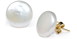 Coin Pearl Earrings Coin Pearl Earrings