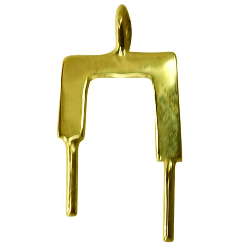18k yellow gold pendant setting