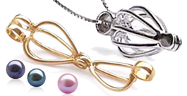 Heart Shaped Cage Pendants