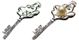 Designed Silver Pendant Settings