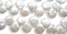 Teardrop Shaped Coin Pearls Teardrop Shaped Coin Pearls