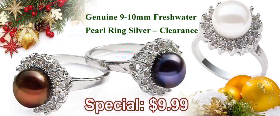 pearl rings on sale