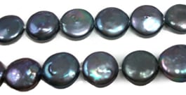 15-16mm Round Coin Flat Pearls