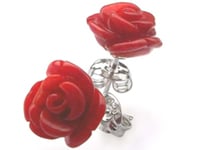 coral earrings