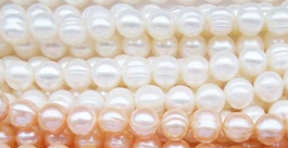 8-9mm Semi-Round Pearl Strands Natural Dents