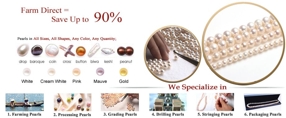 pearl beads strands