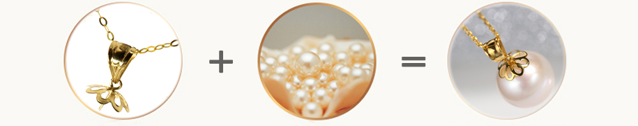 pearl pendant settings in modern designs