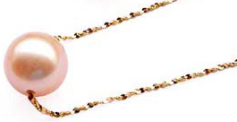 Add a Pearl Necklace in 14k Solid Yellow Gold Add a Pearl Necklace in 14k Solid Yellow Gold
