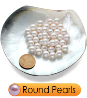 round pearls sold by ounce