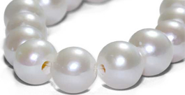 9-10mm Round Pearl Strand 1.7mm Holes