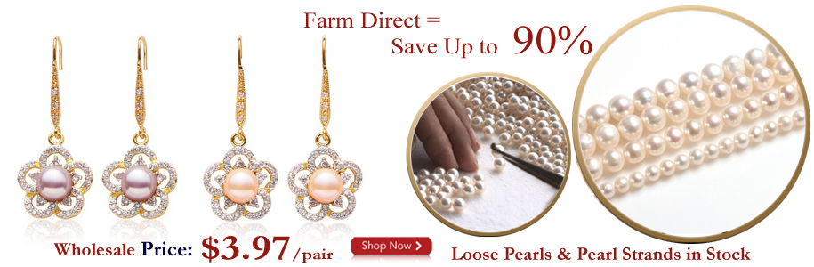 pearl earrings on sale