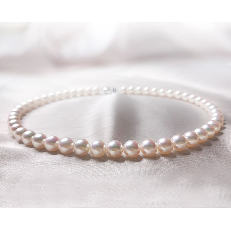 Classic Japanese Akoya Pearl Single Strand Bracelet | Angara