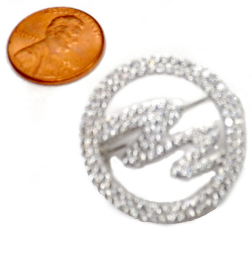 925 Sterling Silver Brooch as Necklace Shortener & Pendant
