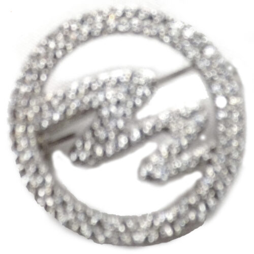 925 Sterling Silver Brooch as Necklace Shortener & Pendant