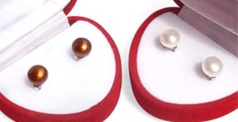 Real 7-8mm or 8-9mm Pearl Stud Earrings 925 Sterling Silver