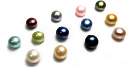 7-8mm Half-Drilled AA Quality Button Pearl in All Colored Pearls