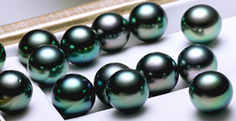 11.5-12mm Loose Round Tahitian Pearl AAA High Quality Half Drilled