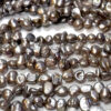 Gray Colored 5-7mm Keshi Seed Pearl Strand
