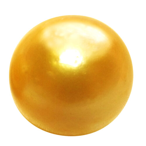 Deep Golden South Sea Single Loose Pearl Undrilled