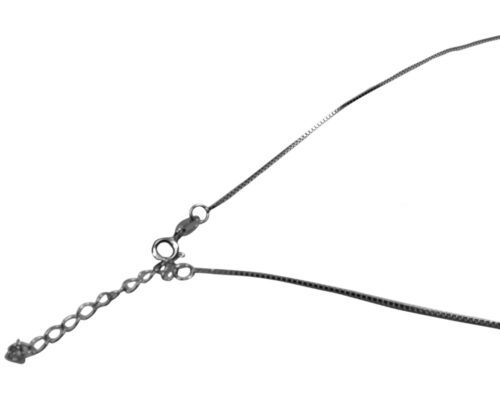 adjustable length 925 sterling silver box chain