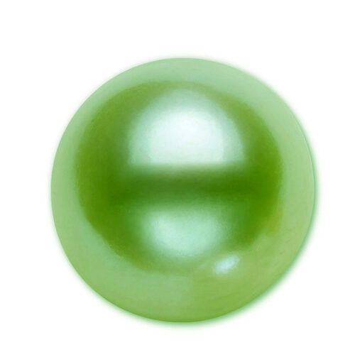 10-12mm Large Loose Truly Round Light Green Pearl