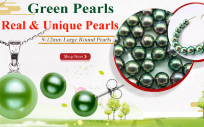 Green Colored Pearls or Green Pearl Jewelry