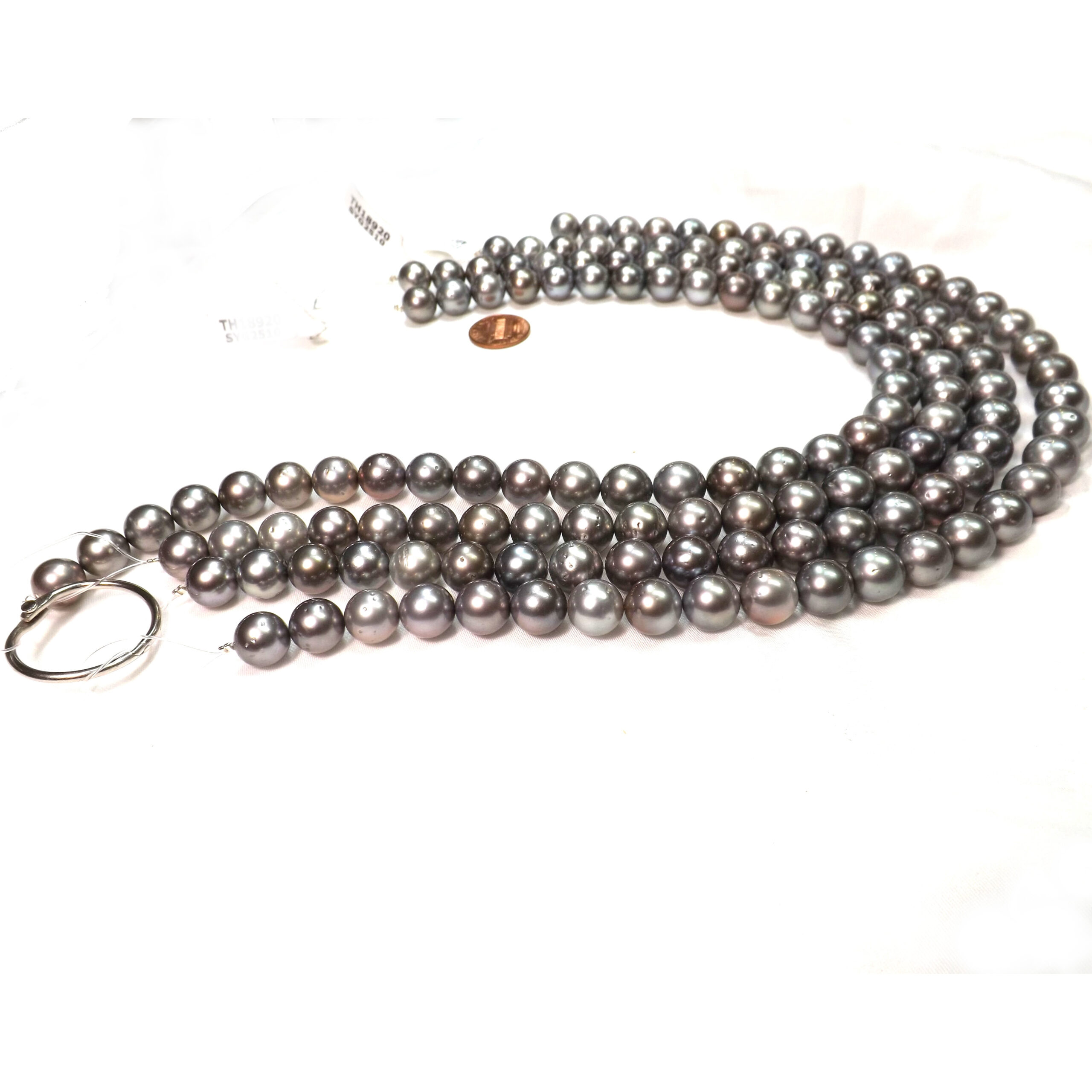 11-12mm Tahitian Grey Pearl Strands