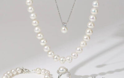 Real Freshwater Pearl Necklace and Bracelet and Earrings Set For Wholesale