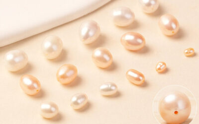 Rice or Oval Shaped Loose Pearl Strand Colored
