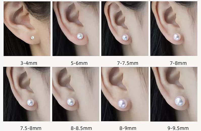 loose grey pearls in button or rice shape