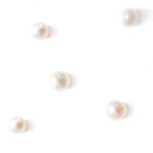 2.5-3mm Loose White Round AA+ Pearl Undrilled or Half Drilled