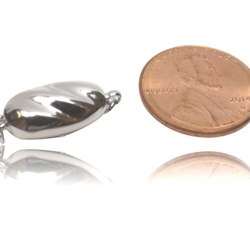 925 Sterling Silver Pearl Clasp for 1 Row Pearl Necklace