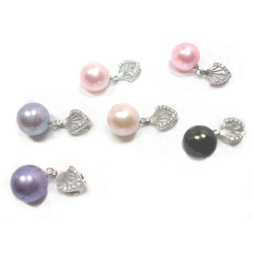 Completely Round AAA High Quality 10-11mm 925 Sterling Silver Pendant