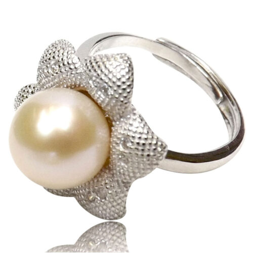 925 Sterling Silver Pearl Ring