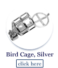 bird pearl cages in sterling silver