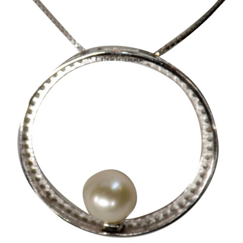 large circle pendant setting