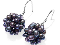 potato pearl earrings