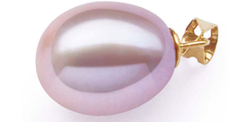 12-13mm AA+ Drop Pearl Pendant 14K Solid Gold