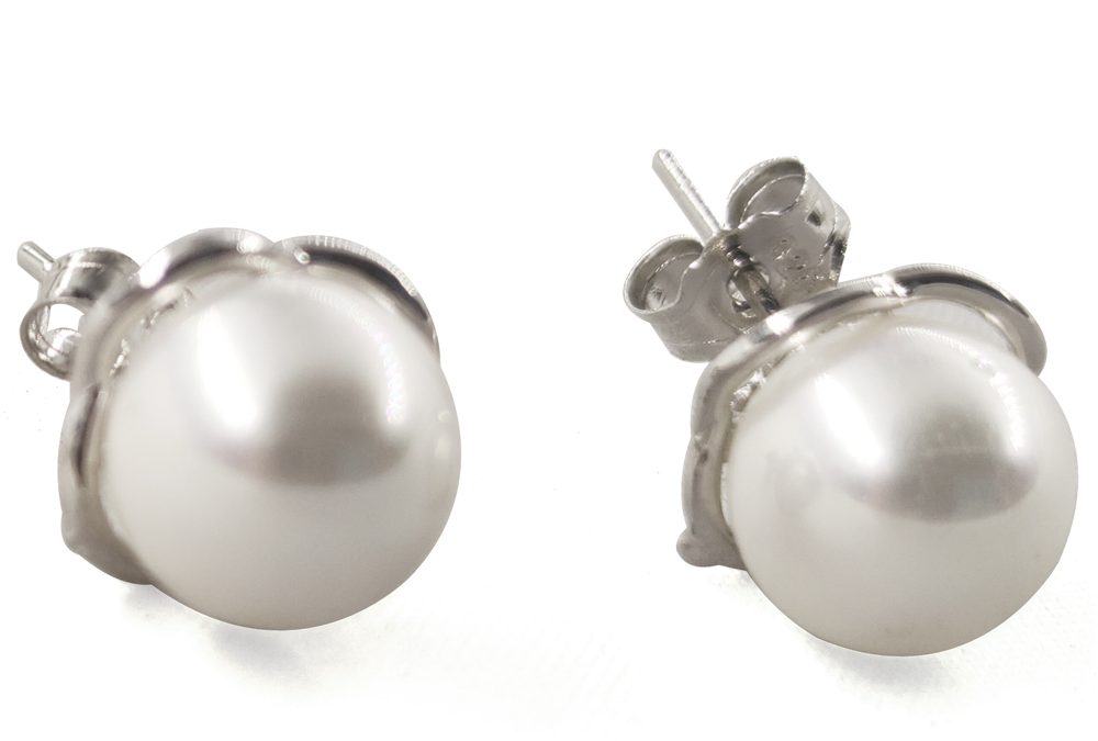 Southsea Shell Pearl Stud Earrings – Free Pearl Earrings for One Order